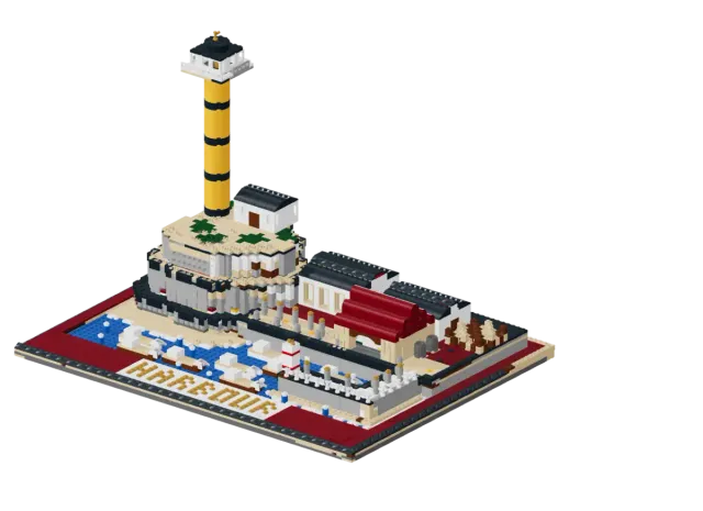 Lighthouse Harbour, built from set 10294