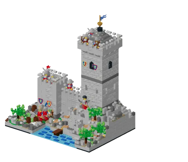 The Lion's Watch, built from set 10305