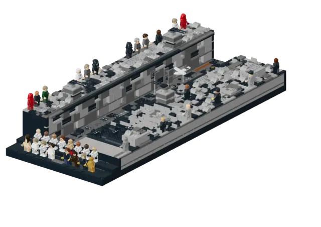 Trench Run, built from set 75419